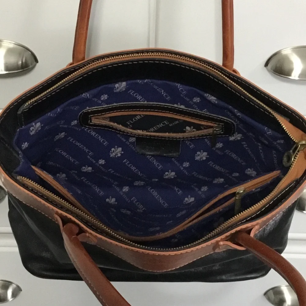 Italian Leather FLORENCE Made in Italy Handbag Shoulder Bag